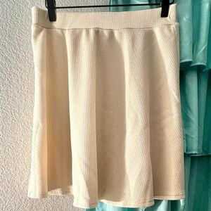 SHEIN apricot flare skirt